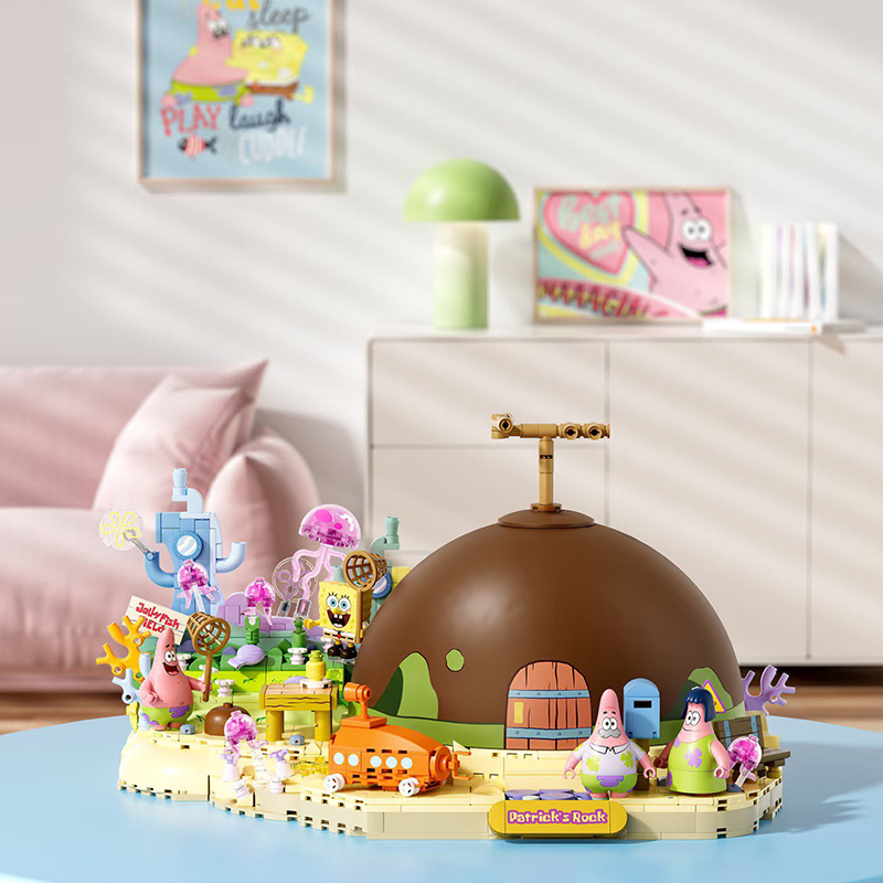 Kids Xbox Toys - Set Blok Bangunan Spongebob Patrick Star