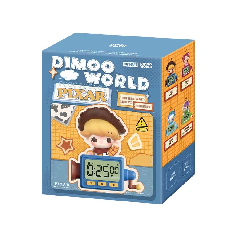 Kids Toys Under $5 - Popmart Dimoo Pixar Kolaborasi Timer Magnet