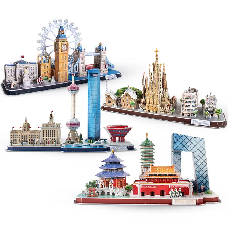 Kids Toys Paris - Permainan Puzzle 3D Mainan DIY Model