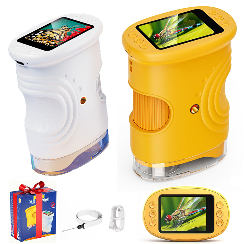 Microscope Kids Science - Mikroskop Anak Isi Ulang 1000X dengan