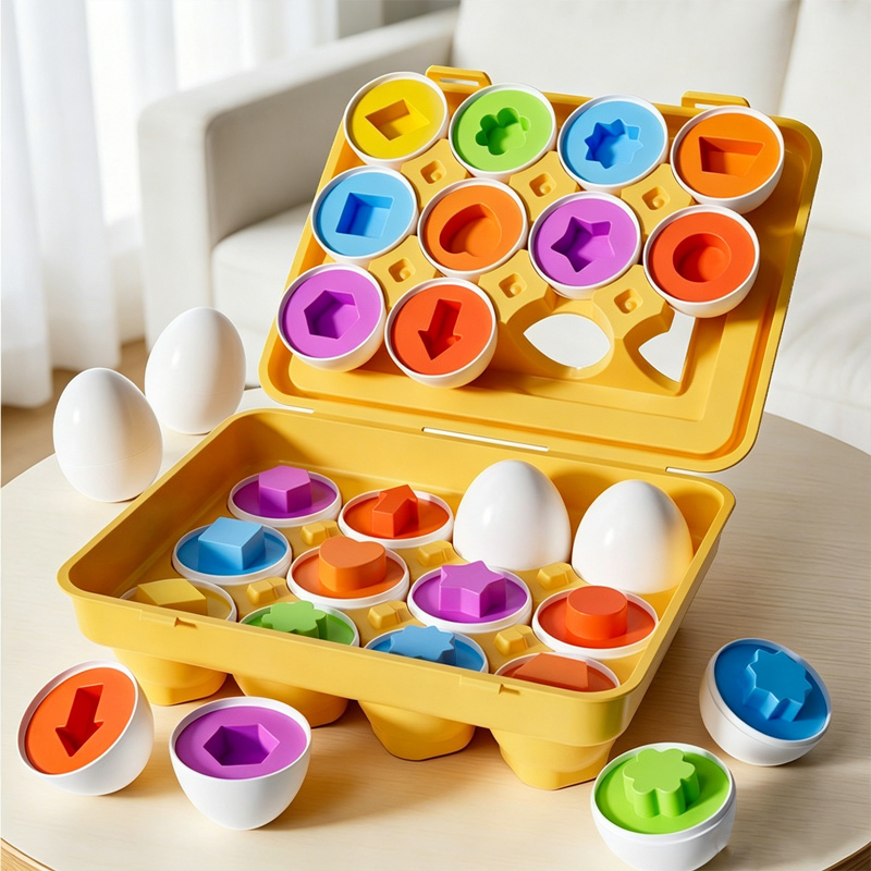 Kids Toys 2 Year Old - Permainan Montessori Mainan Bayi Puzzle Bentuk