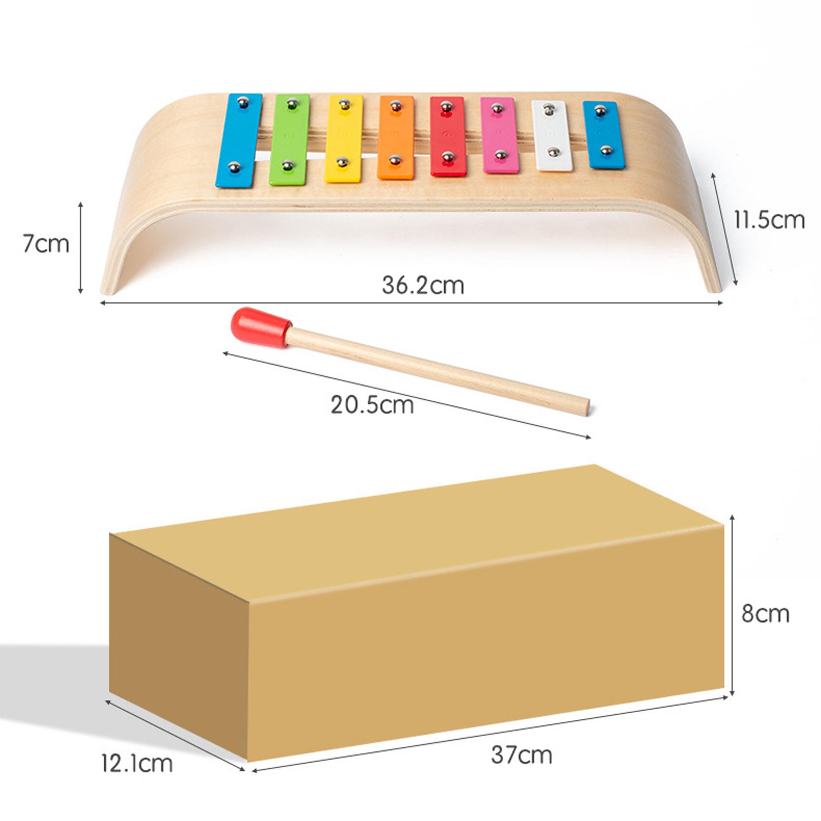 Kids Toys Xylophone - Xylophone 8 Skala, Alat Musik Edukatif