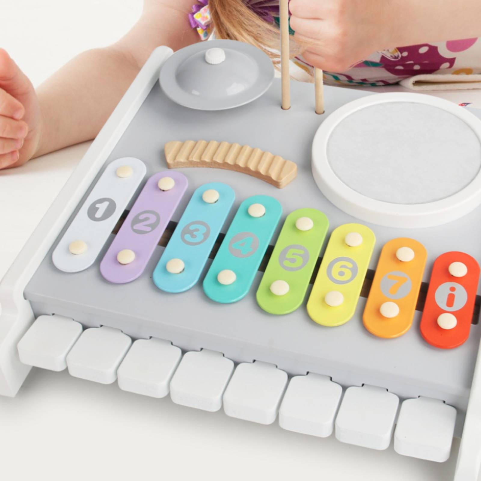 Kids Toys Xylophone - Mainan Piano Xylophone Drum Termasuk Palu
