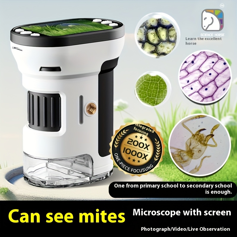 Microscope Kids Science - Kit Mikroskop Biologi Anak 1000x Pembesar