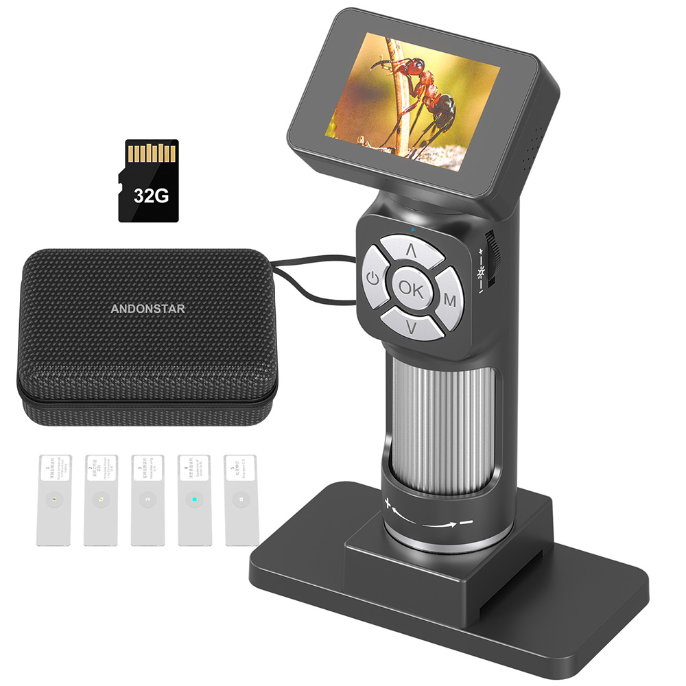 Microscope Kids Science - Andonstar mikroskop Digital anak, 50x-500x USB