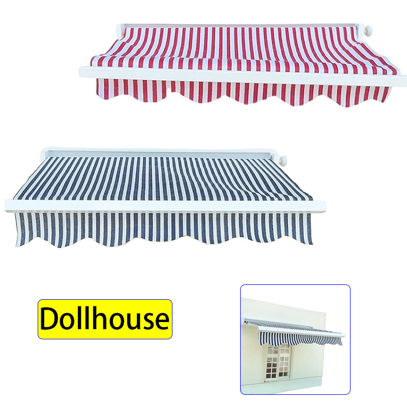 Kids Toys Home - 1/12 Model Tenda Simulasi Rumah Boneka