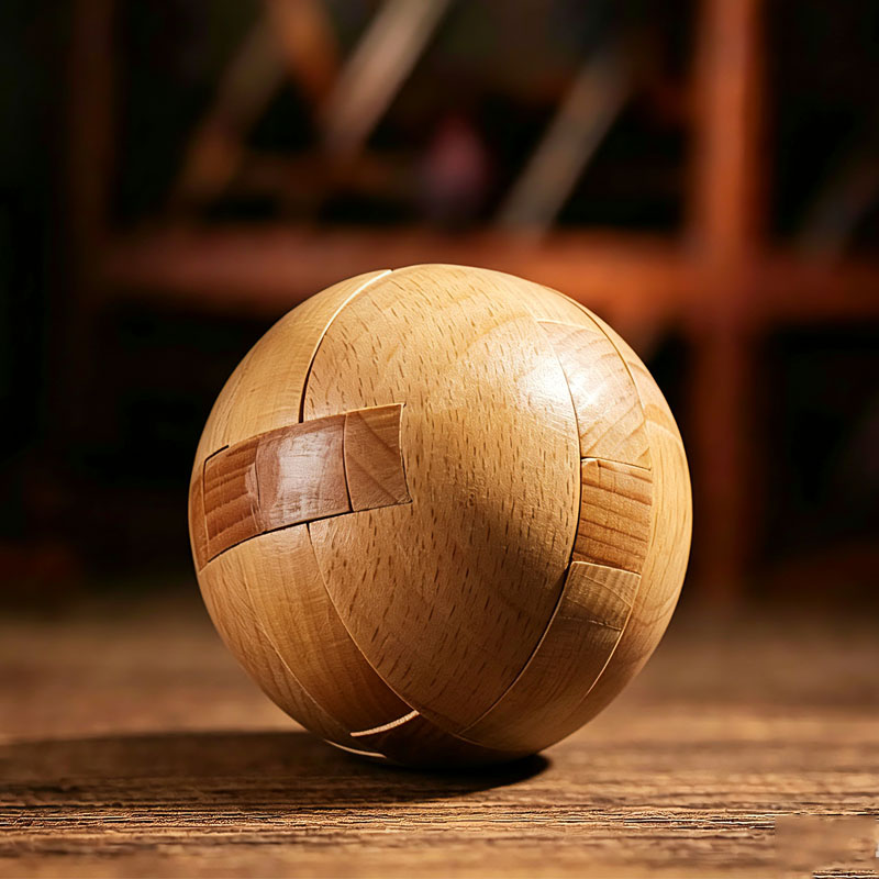Wooden Puzzle Kids - Puzzle Kayu Klasik Bola Ajaib Teka-teki