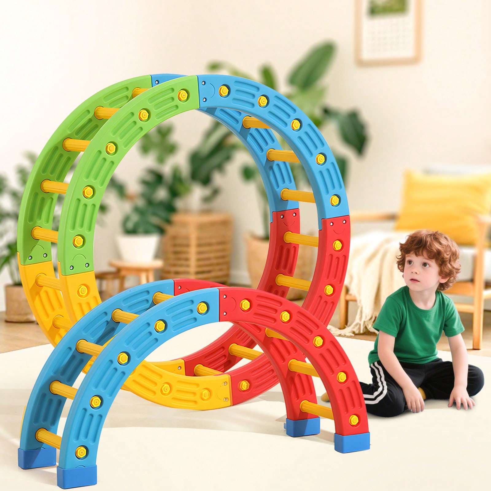 Kids Toys 2 Year Old - GCCSJ Mainan Panjat Anak 2-In-1 yang