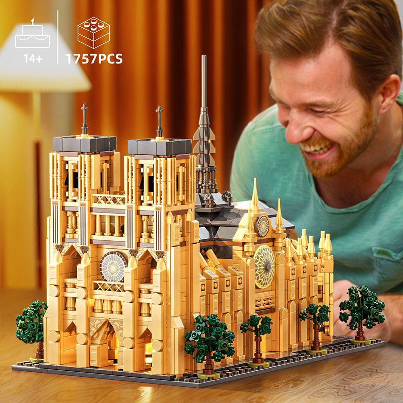 Kids Toys Paris - Seri Pemandangan Jalan Kota Notre-dame De