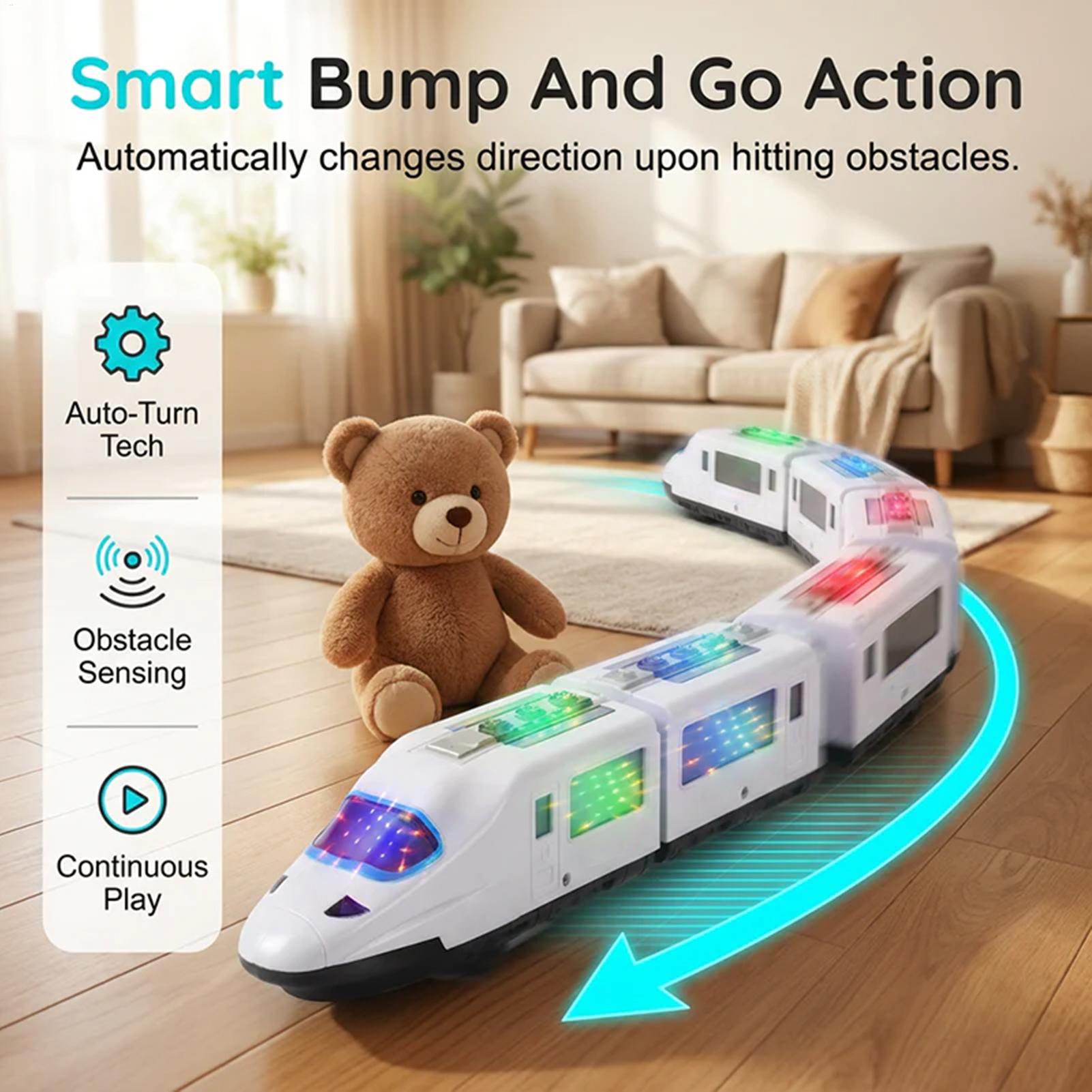 Kids Toys Home - Kereta Mainan untuk Anak-anak, Set Kereta