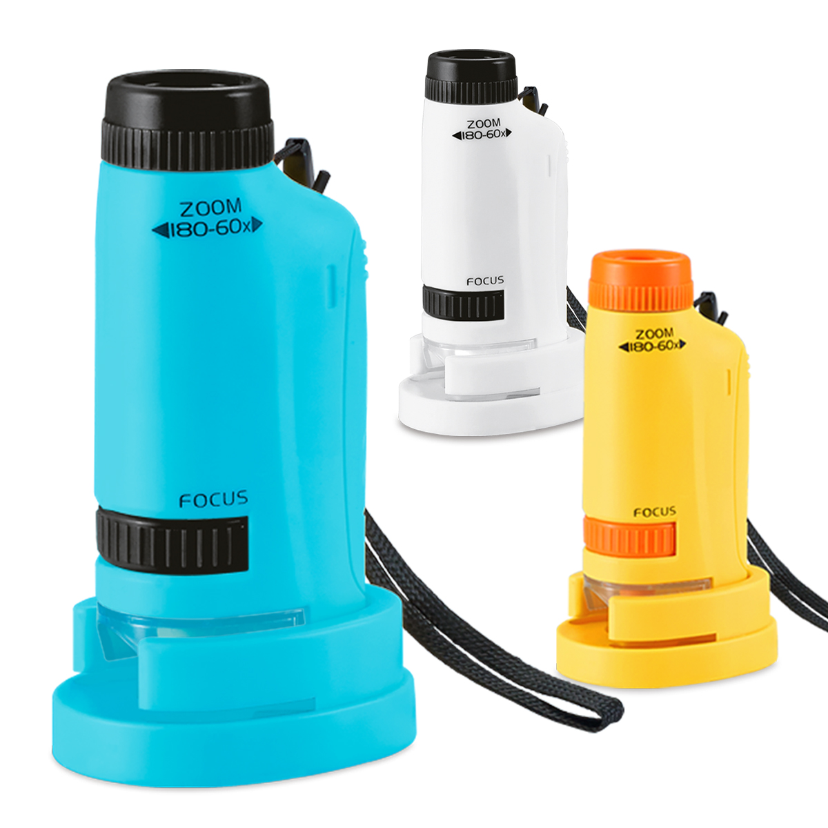 Microscope Kids Science - Kit Mainan Genggam Mikroskop Mini, Mikroskop