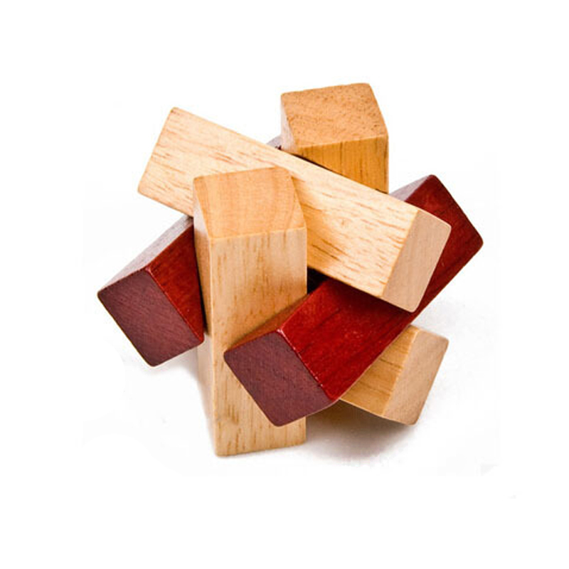 Wooden Puzzle Kids - Teka-Teki Kayu Berbentuk Simpul untuk Dewasa