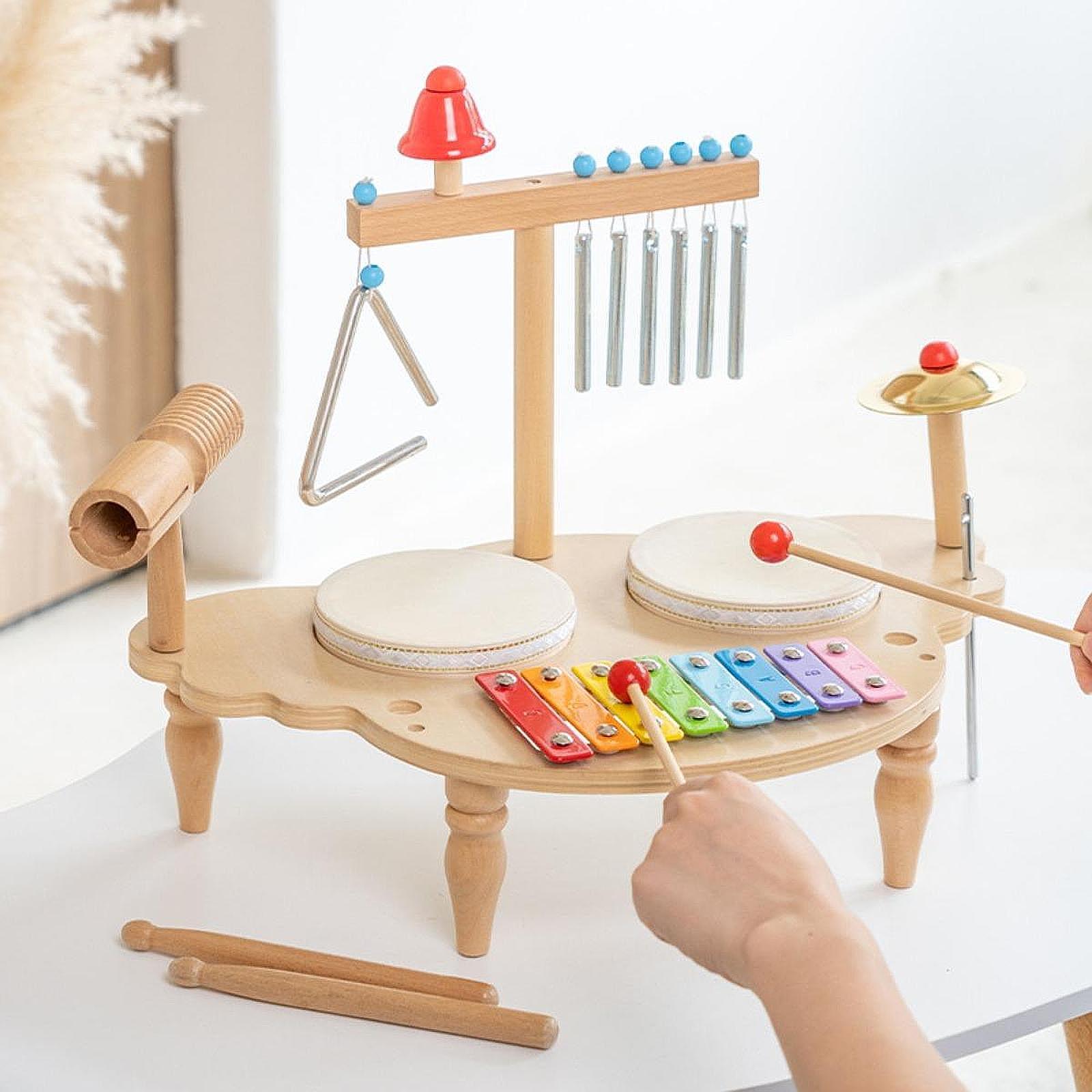 Instrumen Musik kayu Set Drum  - Kids Toys Xylophone ulasan dan harga