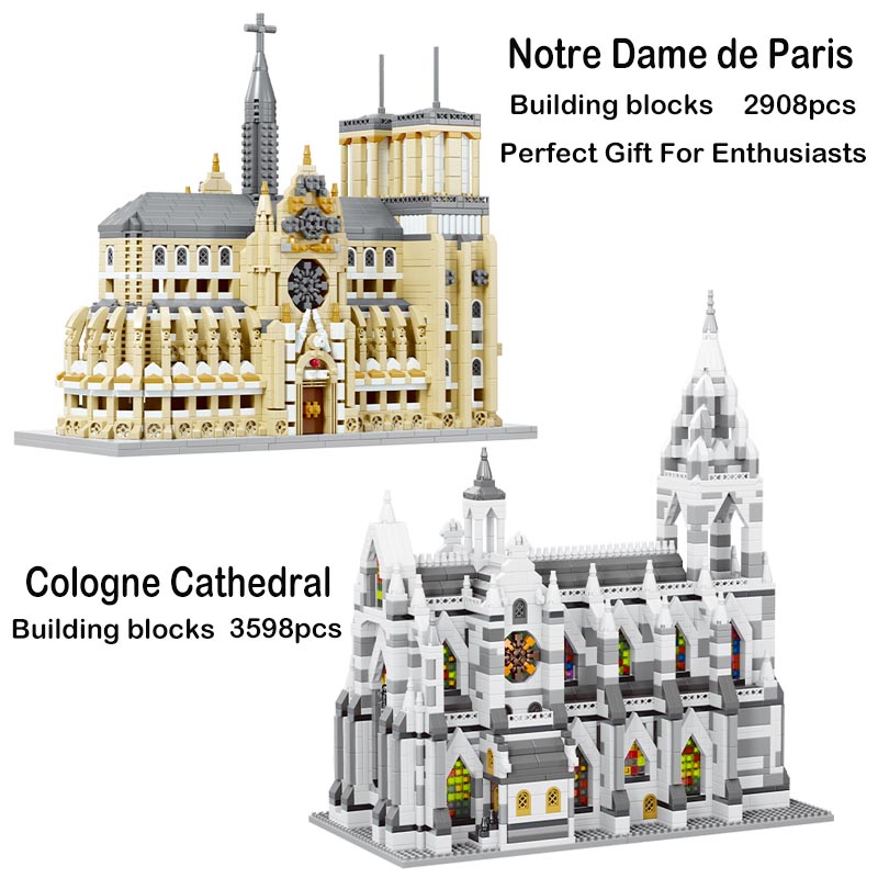 Set Blok Bangunan Katedral Not - Kids Toys Paris ulasan dan harga