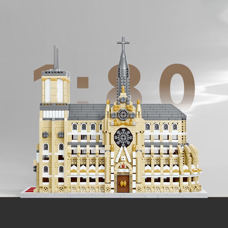Set Blok Bangunan Katedral Not - Kids Toys Paris ulasan dan harga