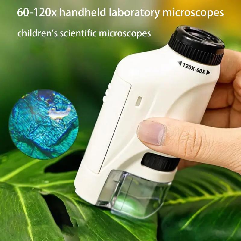 Mikroskop 60-120x Mikroskop Ge - Microscope Kids Science ulasan dan harga