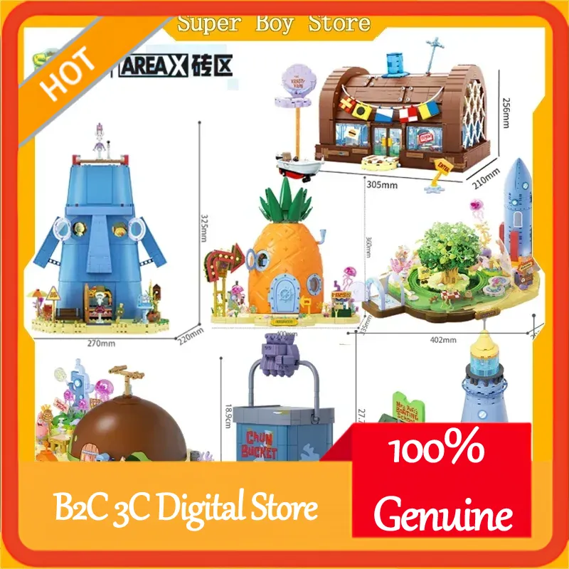 Areax Spongebob Bikini Bottom  - Kids Xbox Toys ulasan dan harga