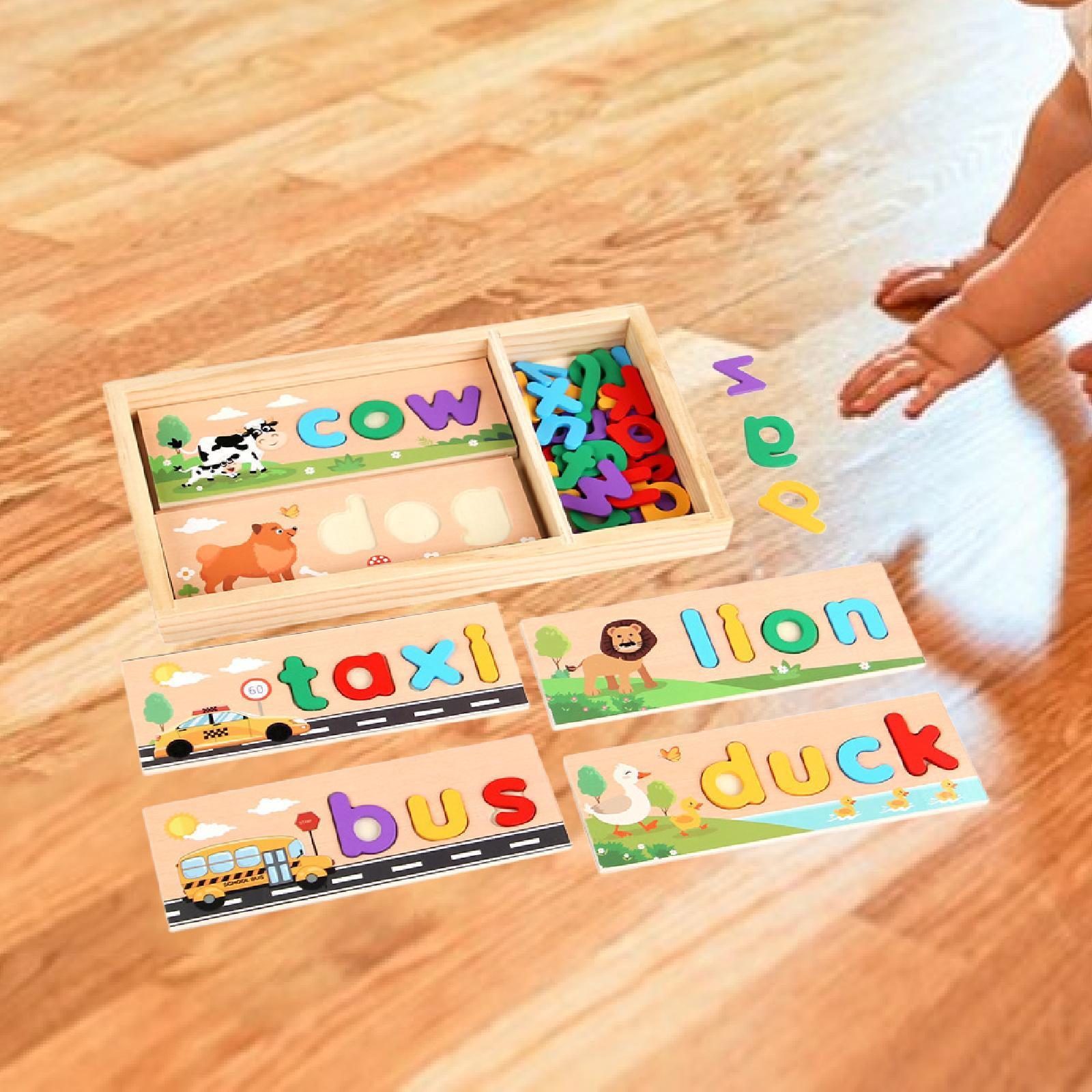 Mainan Belajar Huruf Kayu deng - Kids Toys 2 Year Old ulasan dan harga