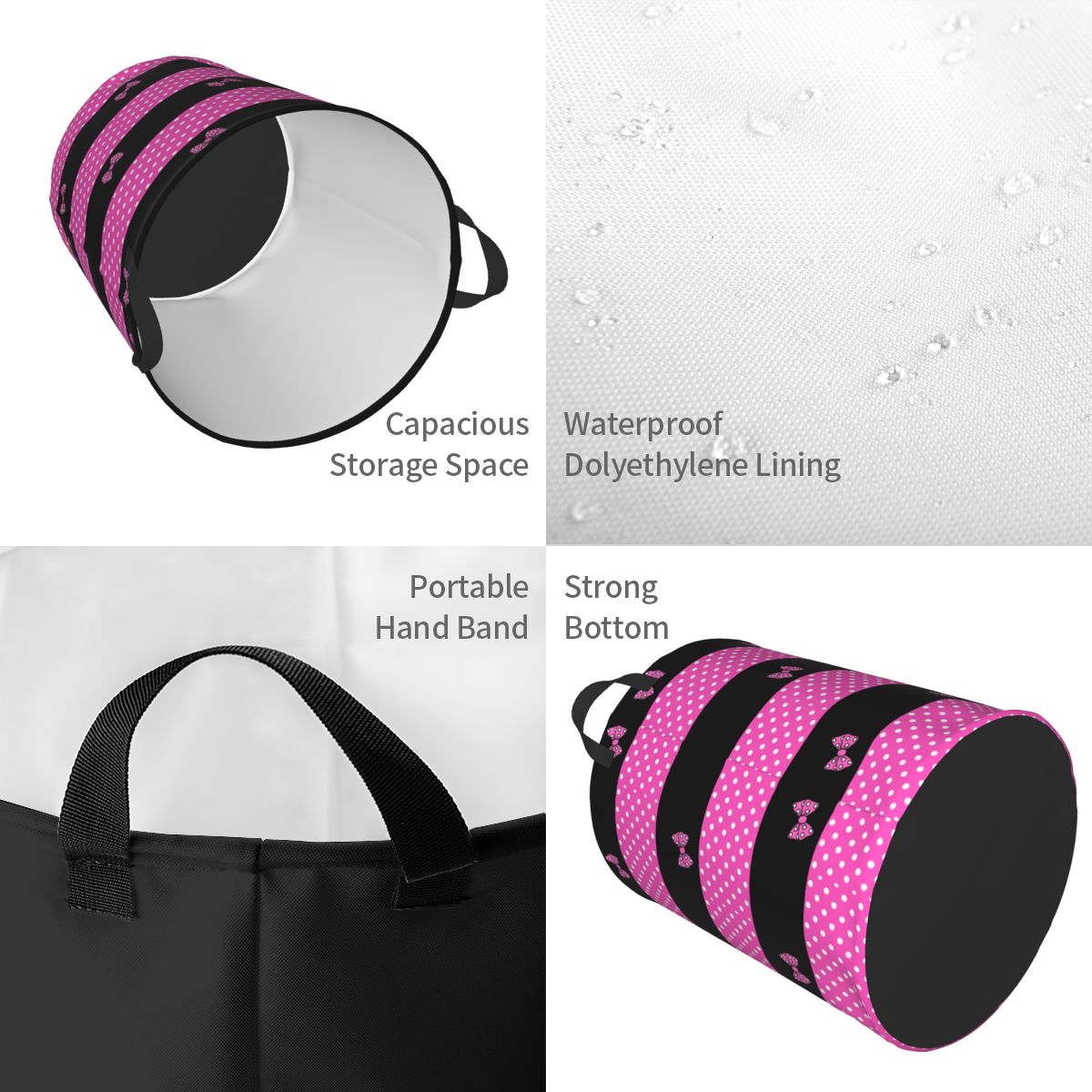 Keranjang cucian kustom Pink M - Kids Toys Clearance ulasan dan harga