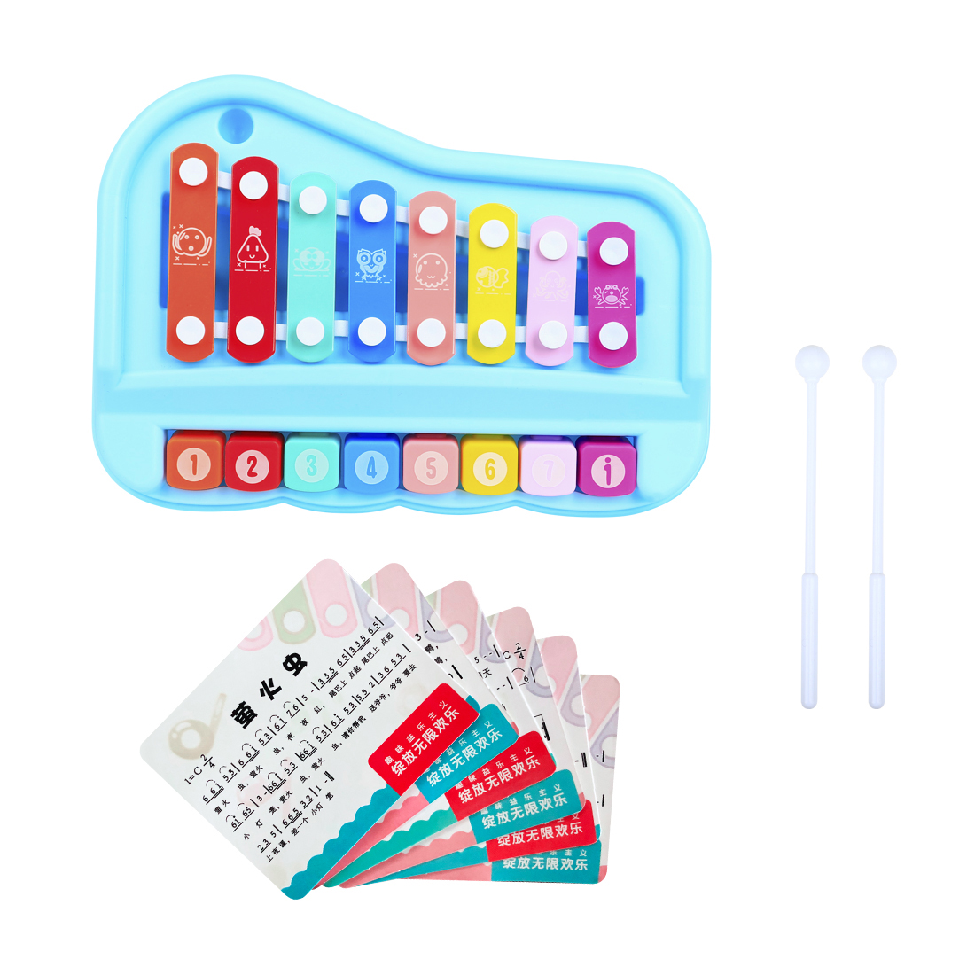 Xylophone Anak SY-73 8 Nada Gl - Kids Toys Xylophone ulasan dan harga