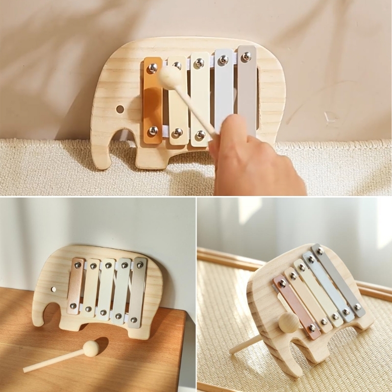 Mainan Alat Musik Kayu Teka-te - Kids Toys Xylophone ulasan dan harga