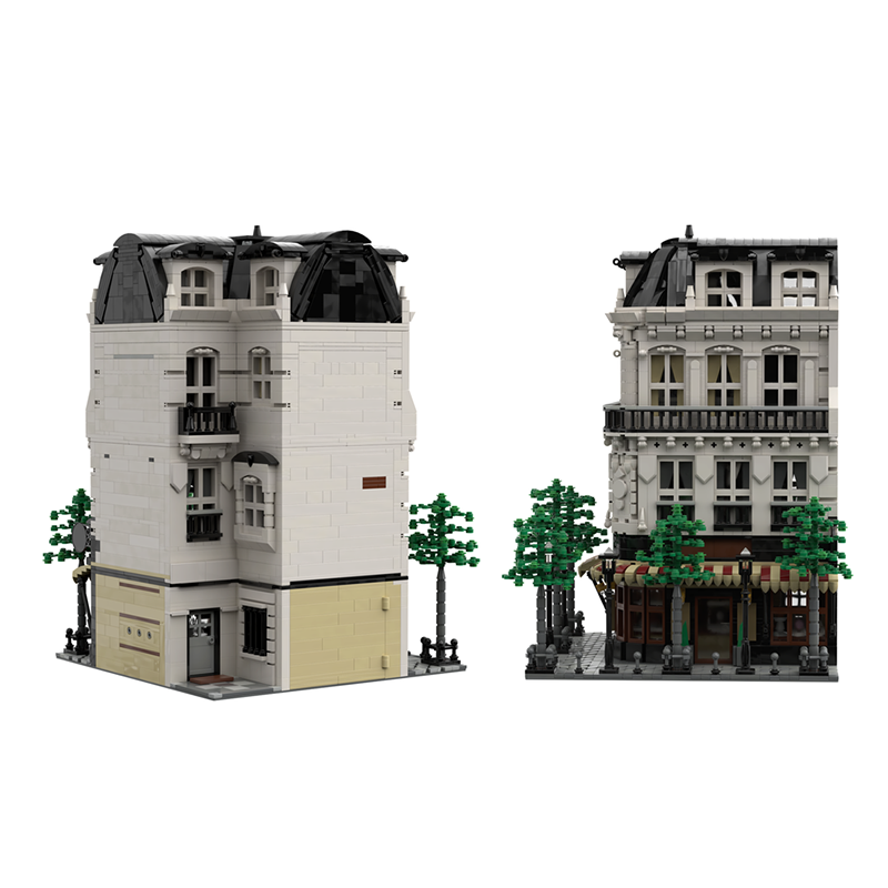 4204 Buah MOC Paris Boulangeri - Kids Toys Paris ulasan dan harga
