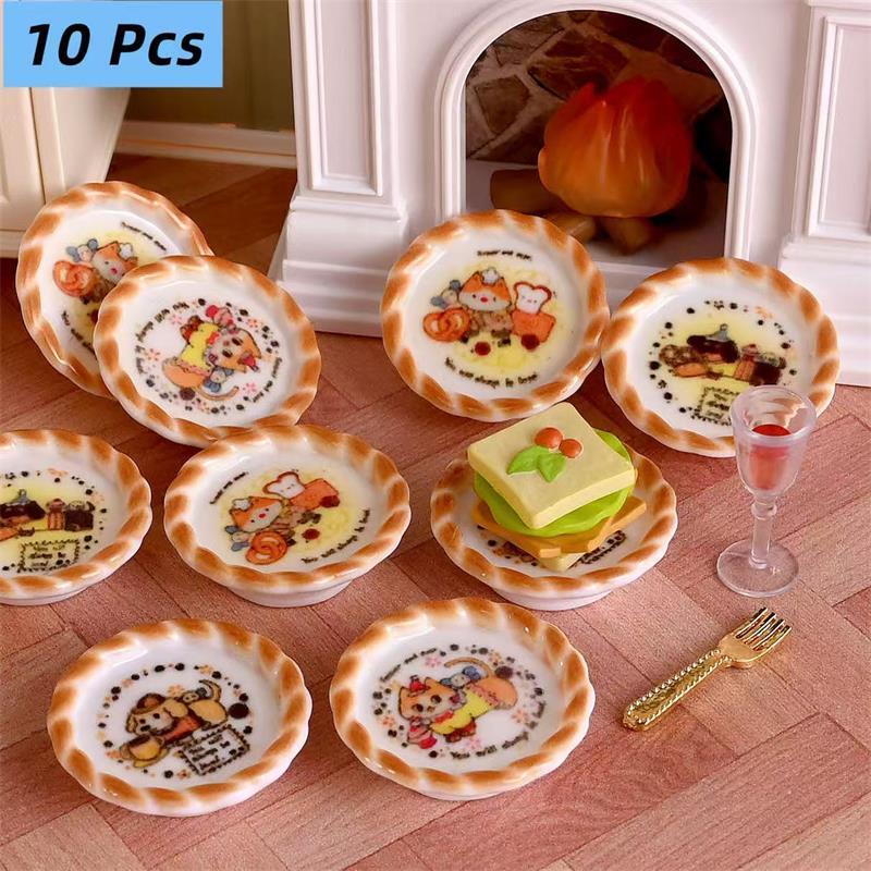 10 Buah/Set Rumah Boneka Minia - Kids Toys Home ulasan dan harga