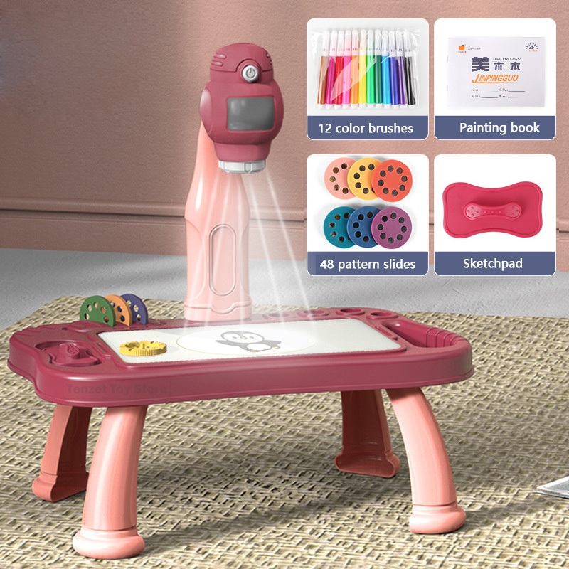 Proyektor Pintar Set Meja Luki - Learning Tablet Kids ulasan dan harga