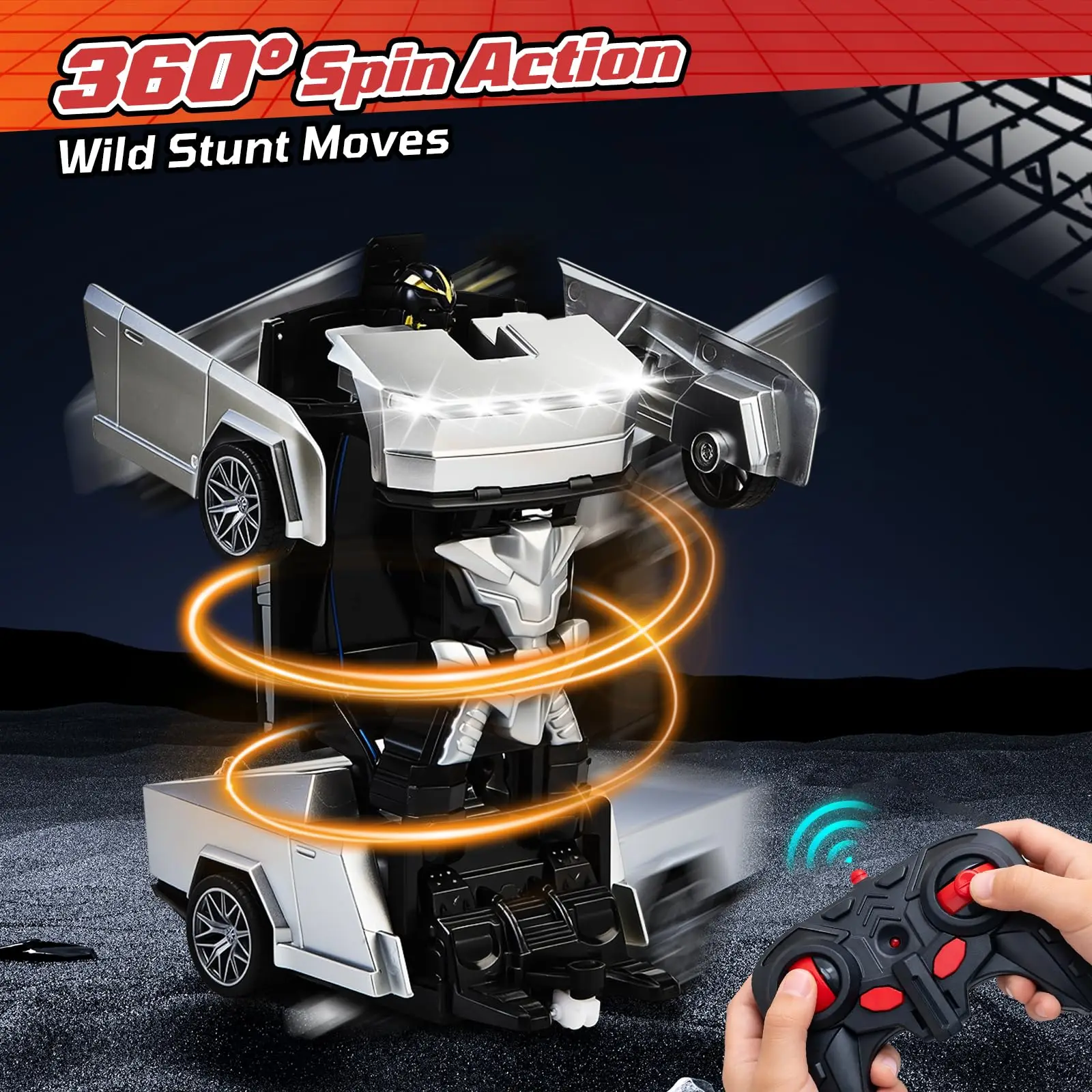 Mobil Robot Transformasi RC 2. - Kids Xbox Toys ulasan dan harga