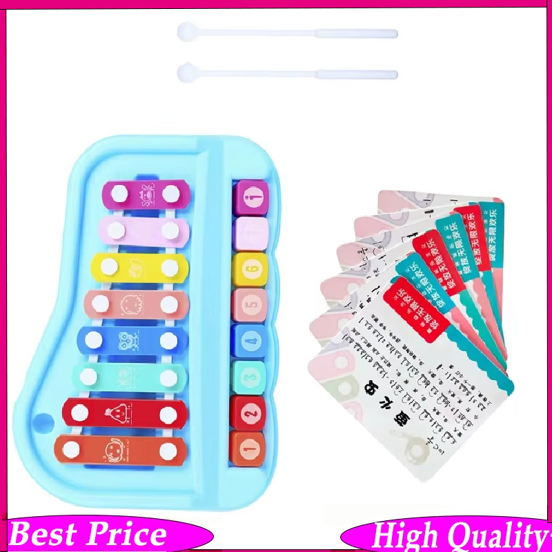 Instrumen Perkusi Tangan 8 Nad - Kids Toys Xylophone ulasan dan harga