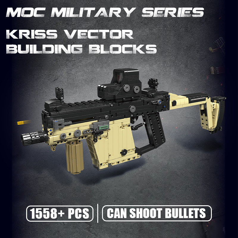 2024 MOC Seri Militer KRISS Ve - Kids Toys Vector ulasan dan harga
