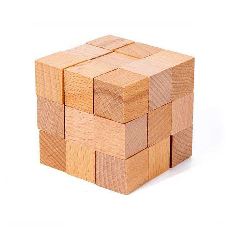 Teka-Teki Kayu Bentuk Kubus Ul - Wooden Puzzle Kids ulasan dan harga