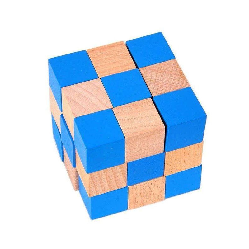 Teka-Teki Kayu Bentuk Kubus Ul - Wooden Puzzle Kids ulasan dan harga