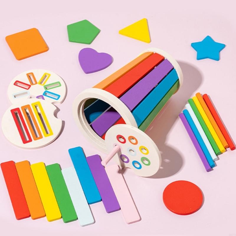 Mainan Penyortir Bentuk Kayu E - Kids Toys 2 Year Old ulasan dan harga