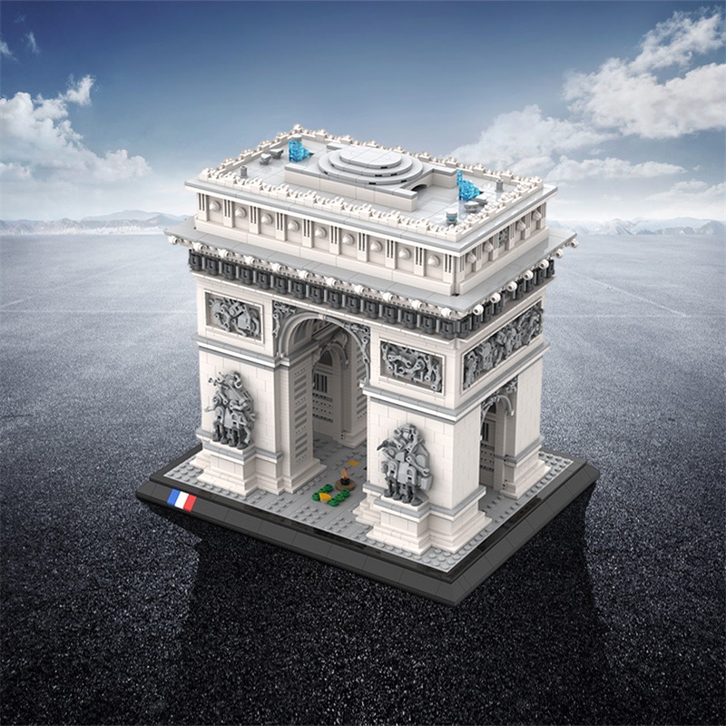 4445 Buah Blok Bangunan Model  - Kids Toys Paris ulasan dan harga