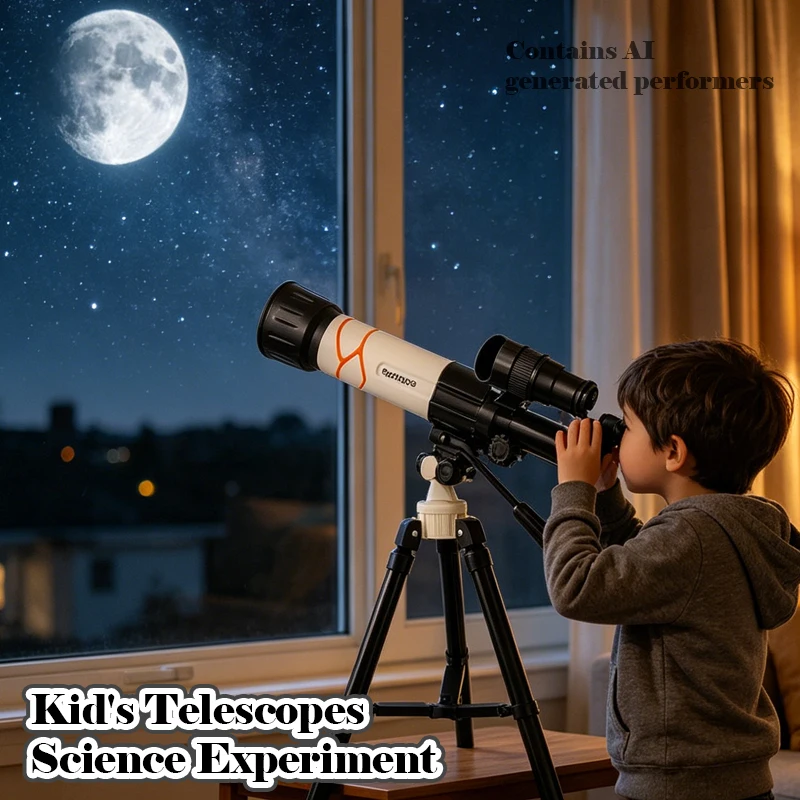 Teleskop Anak-anak 40X Mainan  - Microscope Kids Science ulasan dan harga