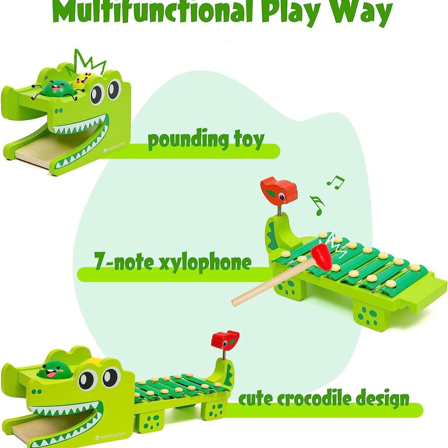 Mainan Xylophone Kayu Buaya Mo - Kids Toys Xylophone ulasan dan harga