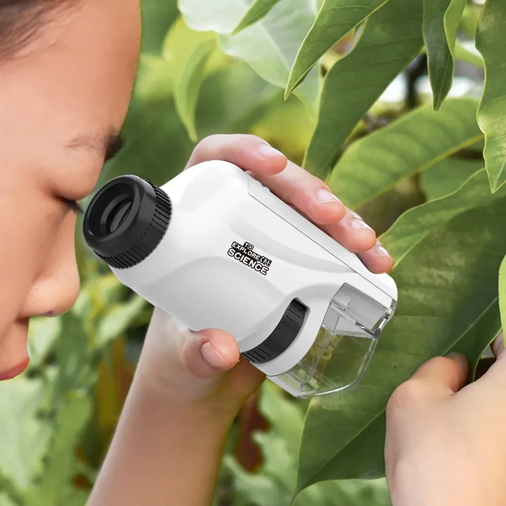 Mikroskop 60-120X Mikroskop Ge - Microscope Kids Science ulasan dan harga