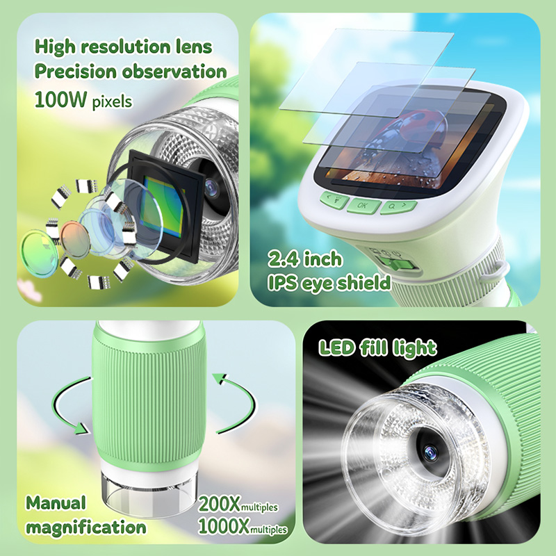 Mikroskop Digital Portabel Gen - Microscope Kids Science ulasan dan harga